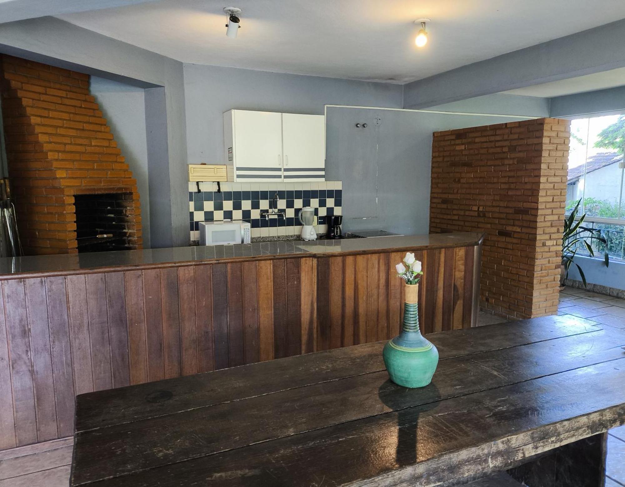 Flats Com Deque, Cozinha E Churrasqueira Conservatória Extérieur photo
